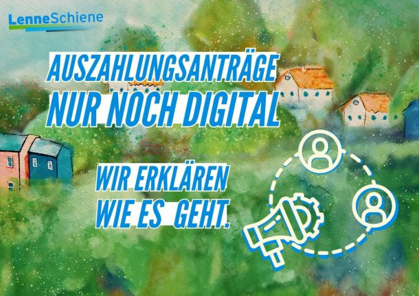 Auszahlungsanträge nur noch digital möglich